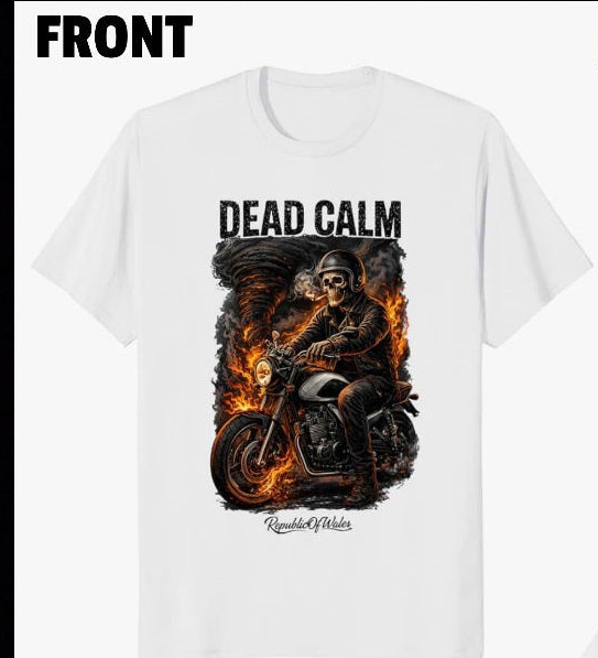 DEAD CALM - FRONT PRINT T-SHIRT