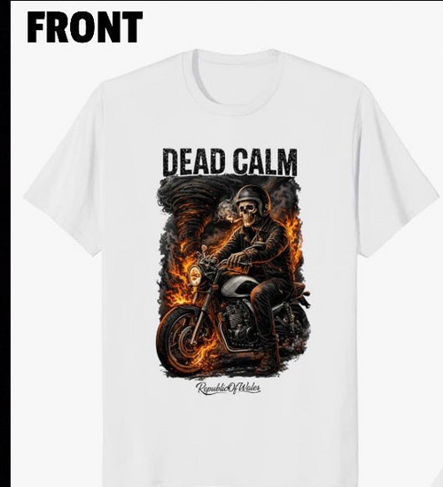 DEAD CALM - FRONT PRINT T-SHIRT