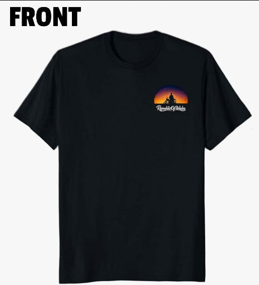 SUNSET - FRONT AND BACK T-SHIRT