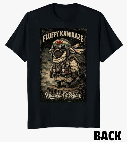 FLUFFY KAMIKAZE - FRONT AND BACK T-SHIRT