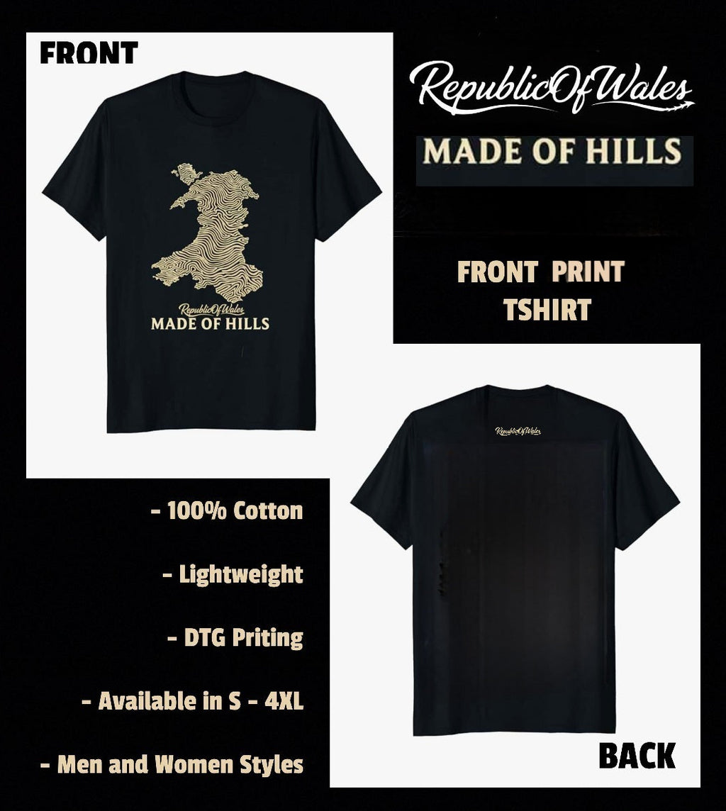 MADE OF HILLS - FRONT T-SHIRT