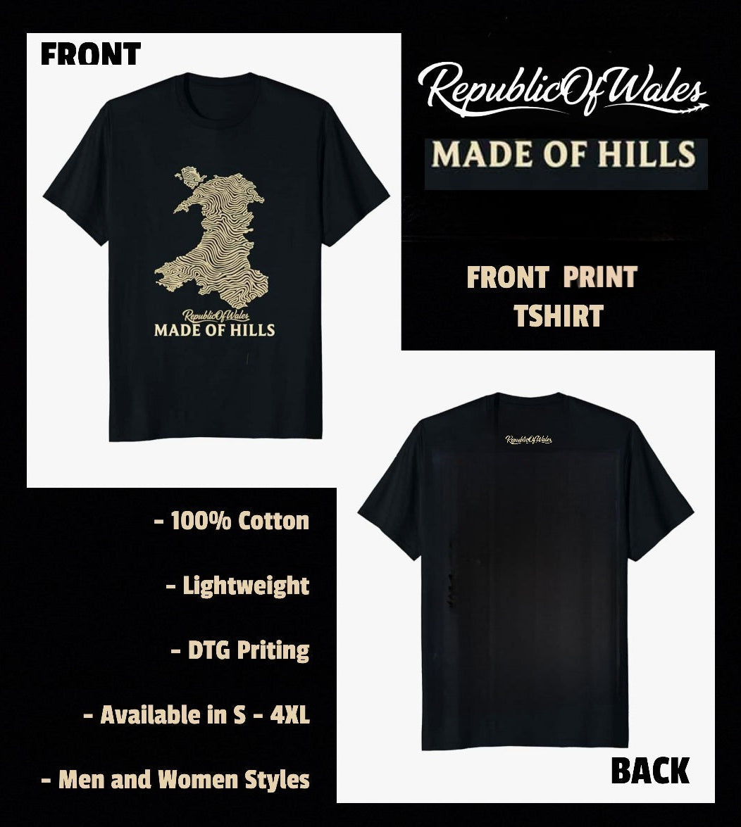 MADE OF HILLS - FRONT T-SHIRT