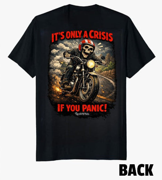 PANIC! FRONT AND BACK T-SHIRT