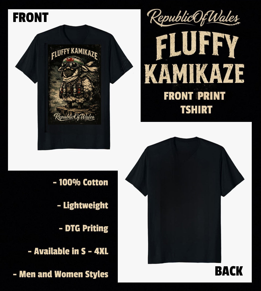 FLUFFY KAMIKAZE - FRONT T-SHIRT