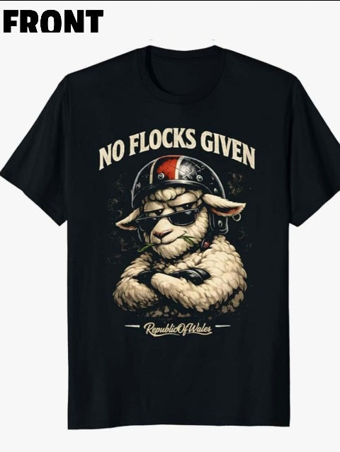 NO FLOCKS GIVEN - FRONT T-SHIRT