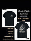 MEOWTAIN CLIMBER - FRONT AND BACK T-SHIRT